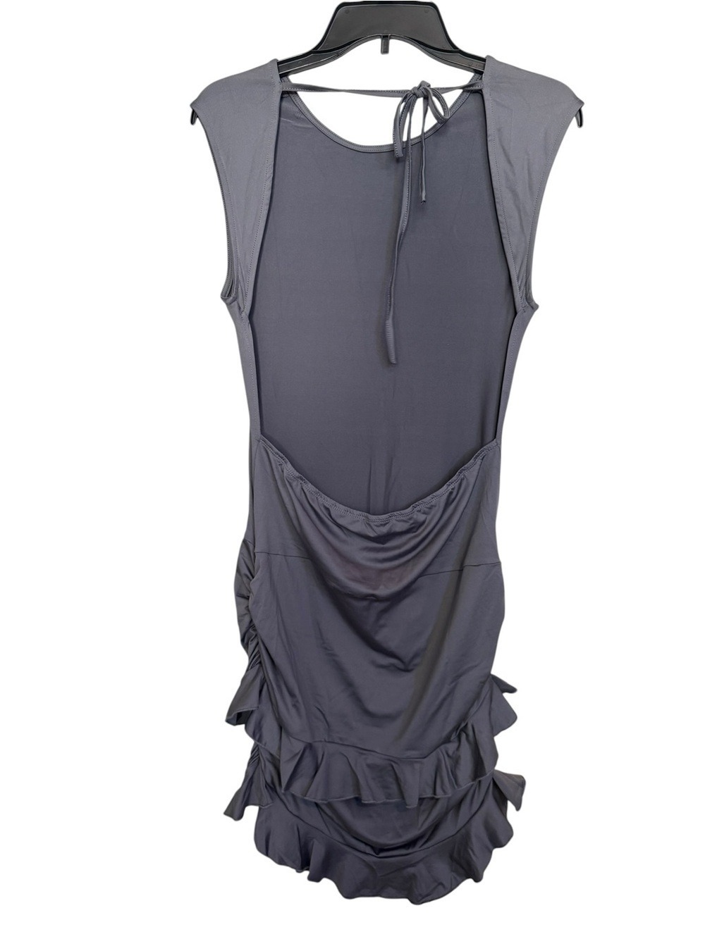 Commense Backless Cap Sleeve Ruffle Dress - Picture 3 of 6
